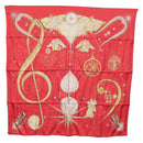 HERMES Seidentuch Carre 90 „QUINTESSENCE“ Rot Auth am11039V-1