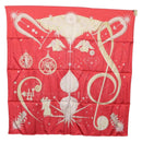 HERMES Seidentuch Carre 90 „QUINTESSENCE“ Rot Auth am11039V-12