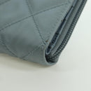 PRADA Round Compact Wallet Wallet Nylon Light Blue 1ML605 Auth am11040V-14