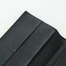 BOTTEGA VENETA INTRECCIATO Long Wallet Leather Navy Gray Ivory Auth am11043A-18