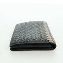 BOTTEGA VENETA INTRECCIATO Long Wallet Leather Navy Gray Ivory Auth am11043A-4