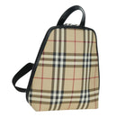 BURBERRY Nova Check Rucksack PVC Beige Auth am11045V-1