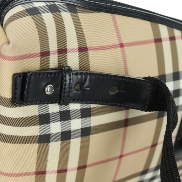 BURBERRY Nova Check Rucksack PVC Beige Auth am11045V