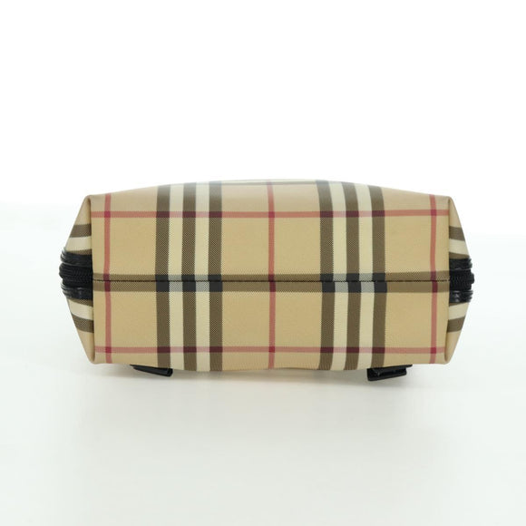 BURBERRY Nova Check Rucksack PVC Beige Auth am11045V