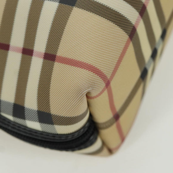 BURBERRY Nova Check Rucksack PVC Beige Auth am11045V