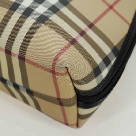 BURBERRY Nova Check Rucksack PVC Beige Auth am11045V