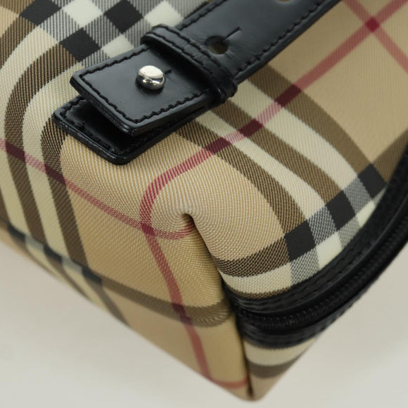 BURBERRY Nova Check Rucksack PVC Beige Auth am11045V