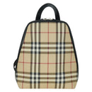 BURBERRY Nova Check Rucksack PVC Beige Auth am11045V-13