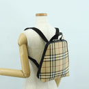 BURBERRY Nova Check Rucksack PVC Beige Auth am11045V-25