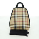BURBERRY Nova Check Rucksack PVC Beige Auth am11045V-12
