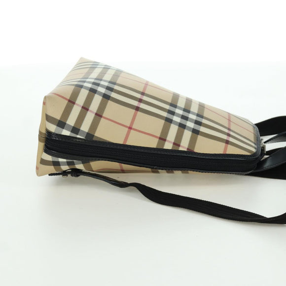 BURBERRY Nova Check Rucksack PVC Beige Auth am11045V