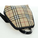 BURBERRY Nova Check Rucksack PVC Beige Auth am11045V-6
