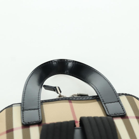 BURBERRY Nova Check Rucksack PVC Beige Auth am11045V