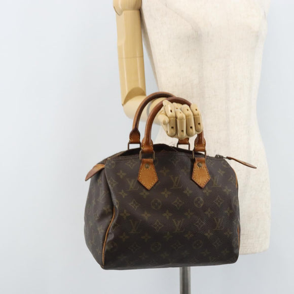 LOUIS VUITTON Monogram Speedy 25 Handtasche M41528 LV Auth am11050