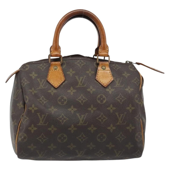 LOUIS VUITTON Monogram Speedy 25 Handtasche M41528 LV Auth am11050