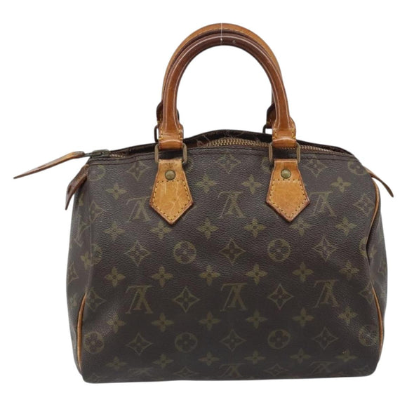 LOUIS VUITTON Monogram Speedy 25 Handtasche M41528 LV Auth am11050