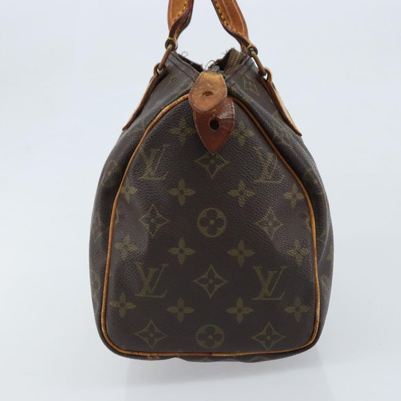 LOUIS VUITTON Monogram Speedy 25 Handtasche M41528 LV Auth am11050