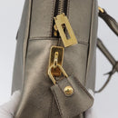 PRADA Handtasche Saffiano Leder Gold Auth am11051A-17