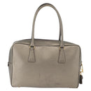 PRADA Handtasche Saffiano Leder Gold Auth am11051A-2