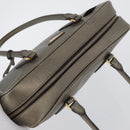 PRADA Handtasche Saffiano Leder Gold Auth am11051A-6