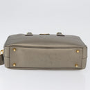 PRADA Handtasche Saffiano Leder Gold Auth am11051A-5