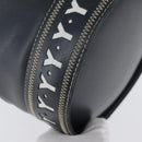 SAINT LAURENT Purse Shoulder Bag Leather Navy White Gold Auth am11069A-10