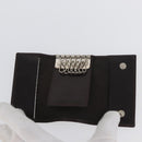 FENDI Zucca Canvas Key Case Black Brown Auth am11078A-8
