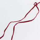 Baccarat Flower Necklace Glass Red Auth am11079-11