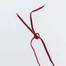 Baccarat Flower Necklace Glass Red Auth am11079-7