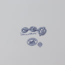 HERMES Shane Dunkle plate Pottery White Navy Auth am11081A-10