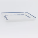 HERMES Shane Dunkle plate Pottery White Navy Auth am11081A-7