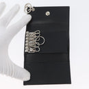 GUCCI GG Implementation Key Case PVC Black Silver Auth am11083A-13