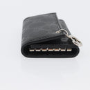 GUCCI GG Implementation Key Case PVC Black Silver Auth am11083A-5