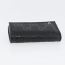GUCCI GG Implementation Key Case PVC Black Silver Auth am11083A-6