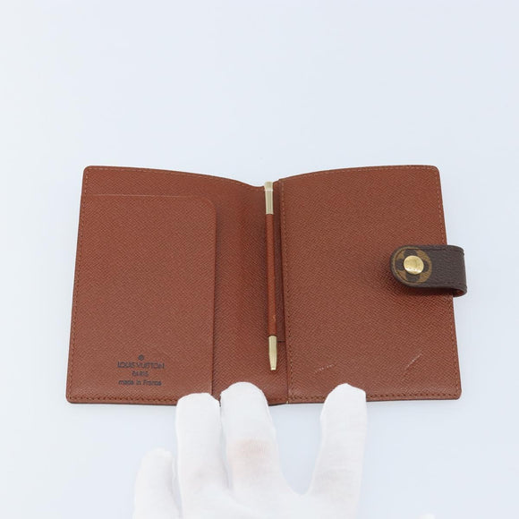 LOUIS VUITTON Monogram Etui Palm PDA Day Planner Cover M63028 LV Auth am11086