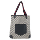 GUCCI GG Supreme Sherry Line Tote Bag PVC Navy Gold 002 904 0222 Auth am11088A-13