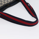 GUCCI GG Supreme Sherry Line Tote Bag PVC Navy Gold 002 904 0222 Auth am11088A-7