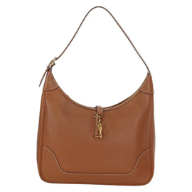 HERMES Trim 31 Shoulder Bag Togo leather Brown Gold Auth am11092V - 0