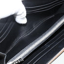 LOEWE Puzzle Zip-Up Round Wallet Leather Multicolor Silver 122N30X Auth am11095V-18