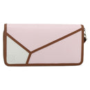 LOEWE Puzzle Zip-Up Round Wallet Leather Multicolor Silver 122N30X Auth am11095V-13