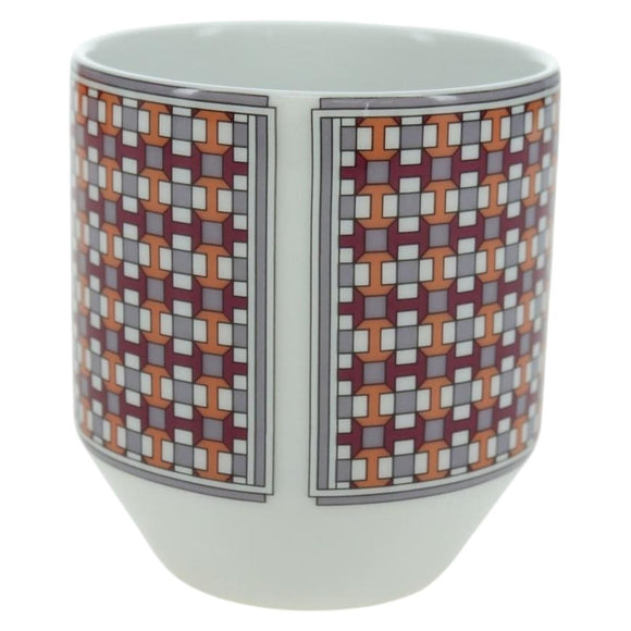 HERMES Cocotte Cups Pair Pottery Multicolor Auth am11096V