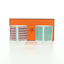 HERMES Cocotte Cups Pair Pottery Multicolor Auth am11096V-21