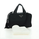 PRADA Fringe Hand Bag Nylon 2way Black BL0916 Auth am11097V-12