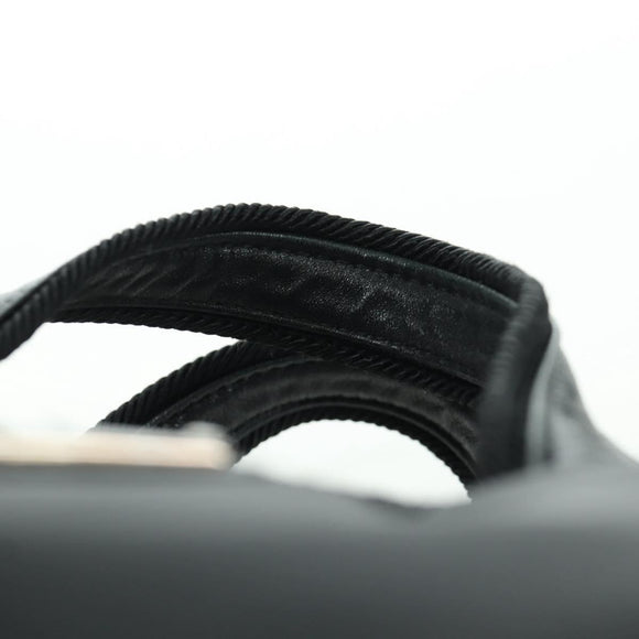 PRADA Fringe Hand Bag Nylon 2way Black BL0916 Auth am11097V