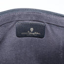 GUCCI GG Supreme Old Clutch Bag PVC Black Gold 97 01 029 Auth am11098-14