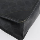 GUCCI GG Supreme Old Clutch Bag PVC Black Gold 97 01 029 Auth am11098-8