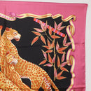 Salvatore Ferragamo Scarf Silk Pink Auth am11101A-4