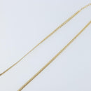 Christian Dior Rhinestone Necklace metal Gold Auth am11103A-11