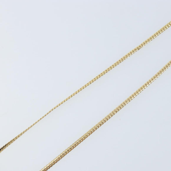 Christian Dior Rhinestone Necklace metal Gold Auth am11103A