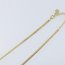 Christian Dior Rhinestone Necklace metal Gold Auth am11103A-6